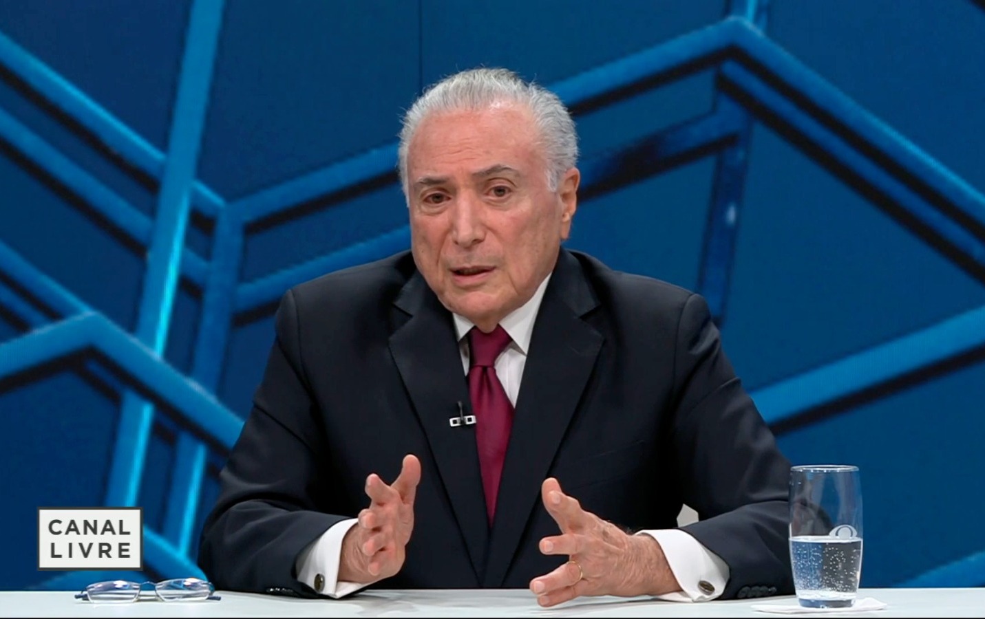 Michel Temer no Canal Livre da Band: ''muito apreo e saudade'' da presidncia