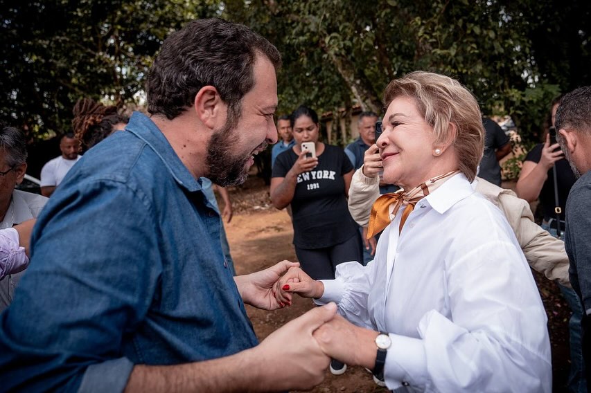 Boulos e Marta agitam Parelheiros na primeira agenda conjunta para a eleição de prefeito