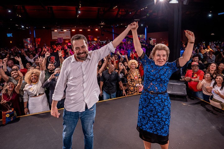 Boulos e Marta renem cinco mil pessoas em evento marcado por discursos pr Frente Ampla