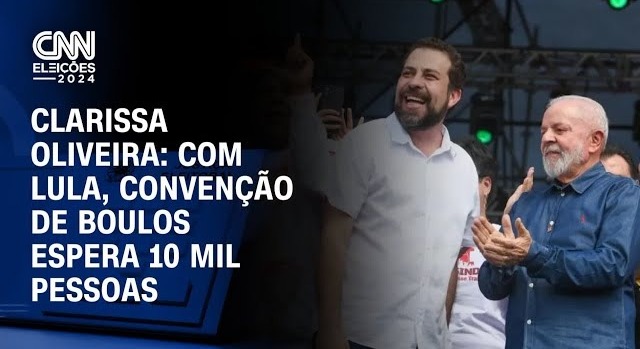 Com Lula, campanha de Boulos espera conveno cheia