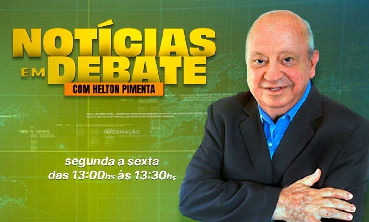 Du Altimari  o entrevistado no programa ''Notcias em Debate'', com Helton Pimenta