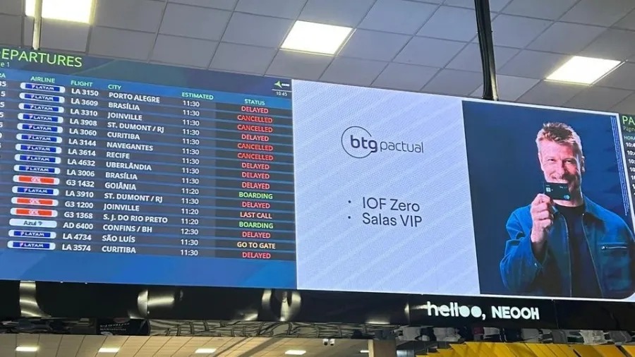Aeroportos de SP têm manhã de voos cancelados e atrasados após pane