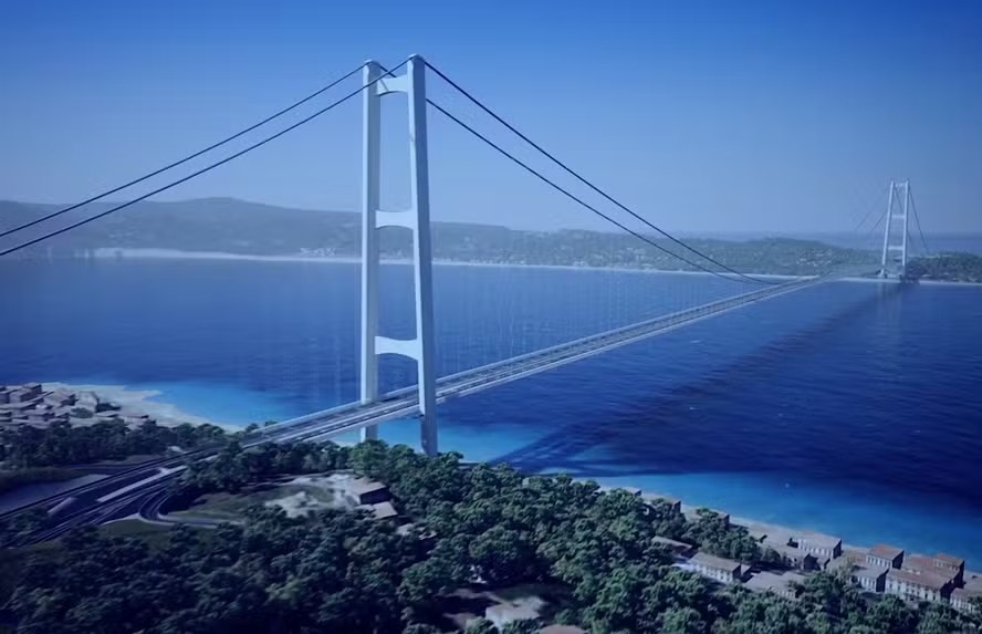 Itlia aprova projeto de ponte entre a Siclia e o continente, com maior trecho suspenso do mundo e oramento de R$ 86,3 bi