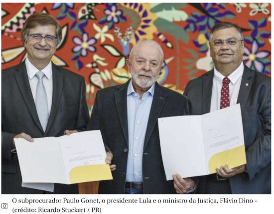 Nas entrelinhas: Lula indica Dino e Gonet, mas pode entregar Justiça ao PT, por Luiz Carlos Azedo