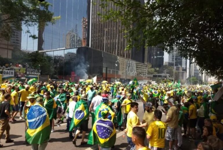 PM calcula em 114 mil os bolsonaristas na Paulista