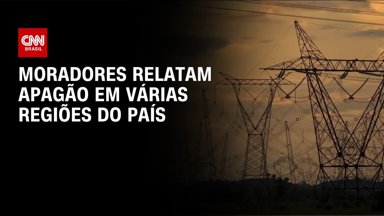 Moradores relatam apago em vrias regies do pas