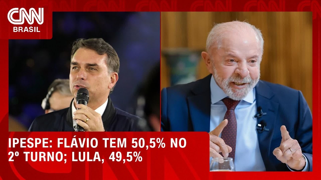 Ipespe/Abrapel: Fl�vio tem 50,5% dos votos v�lidos; Lula, 49,5%