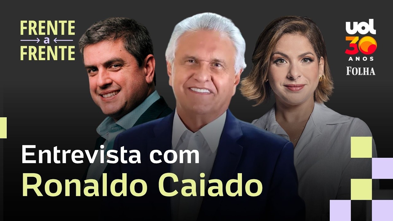 Ronaldo Caiado é o primeiro entrevistado do novo programa Frente a Frente, do UOL