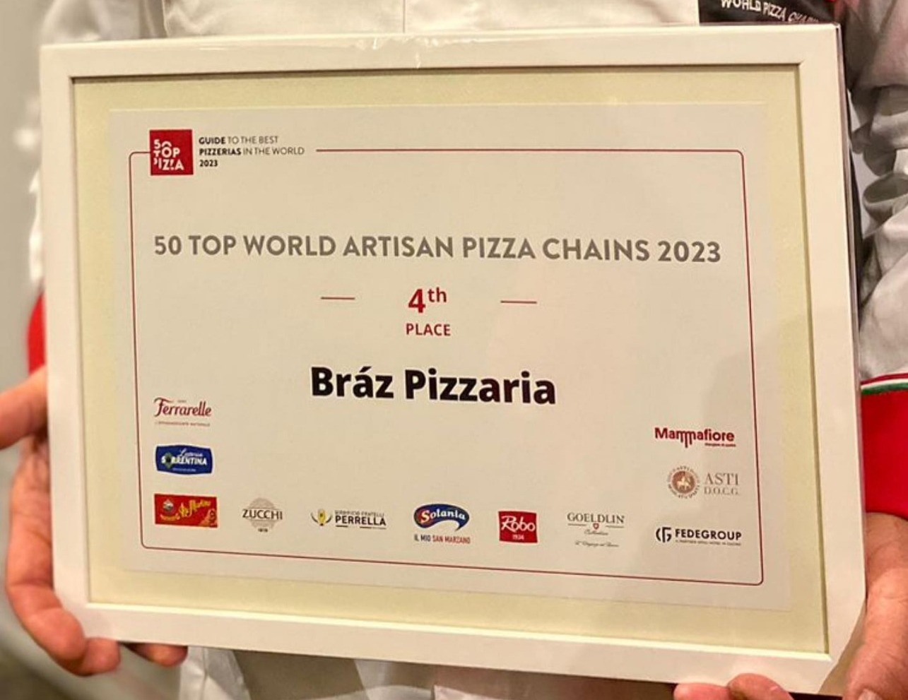 Bráz Pizzaria é eleita a 4ª melhor do mundo em ranking internacional divulgado na Itália