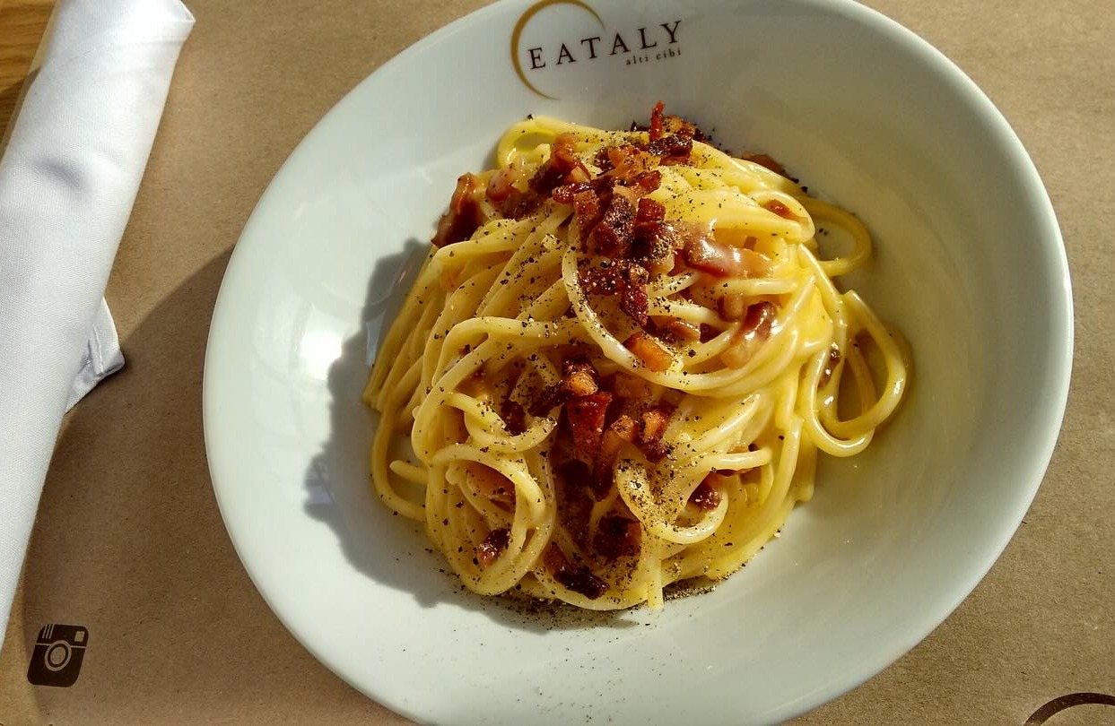 Em maio, o Spaghetti a Carbonara est de volta ao Eataly So Paulo
