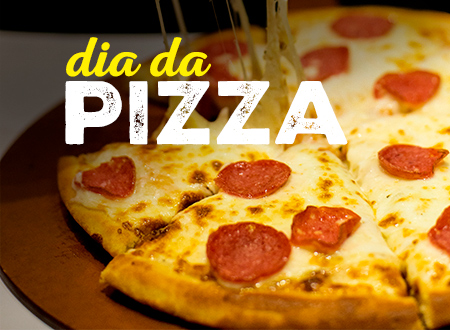 Dia 10 de julho é o Dia da Pizza, e cai num domingo!!
