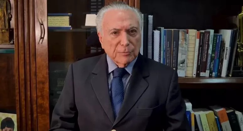 Michel Temer declara apoio a Fl�vio Bolsonaro no 2� turno