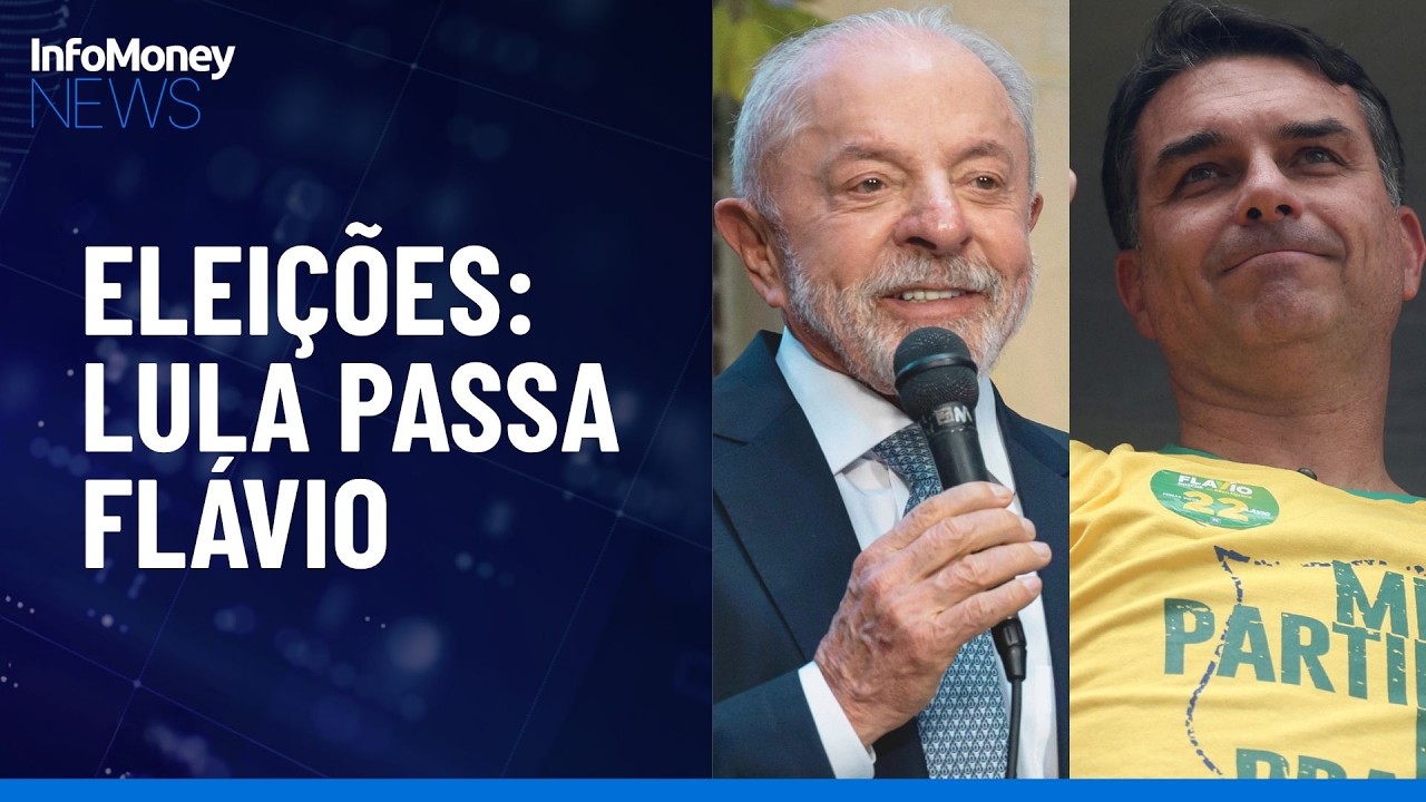 AtlasIntel: Lula passa Fl�vio numericamente no 2� turno e mant�m frente no 1�