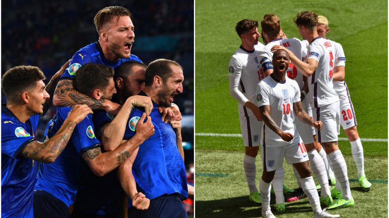Itlia e Inglaterra decidem hoje a grande final da Eurocopa