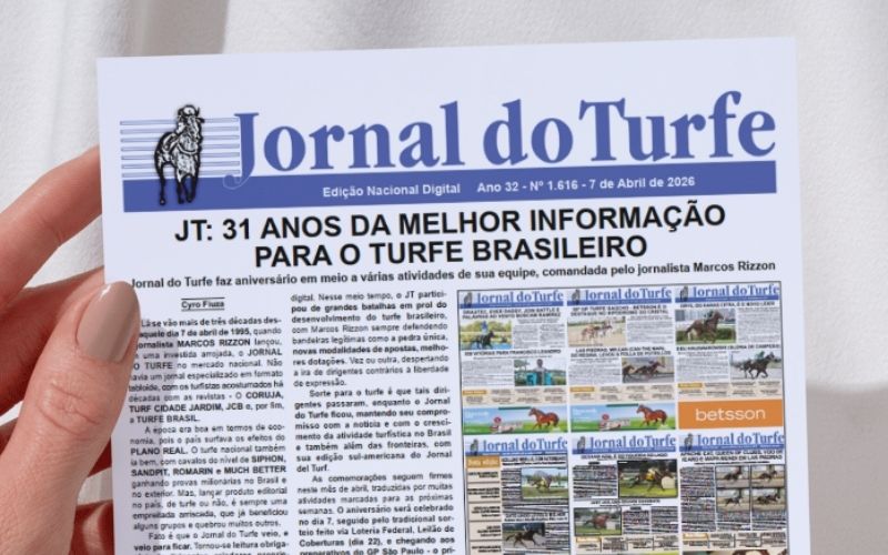 JT: 31 anos da melhor informação para o turfe brasileiro