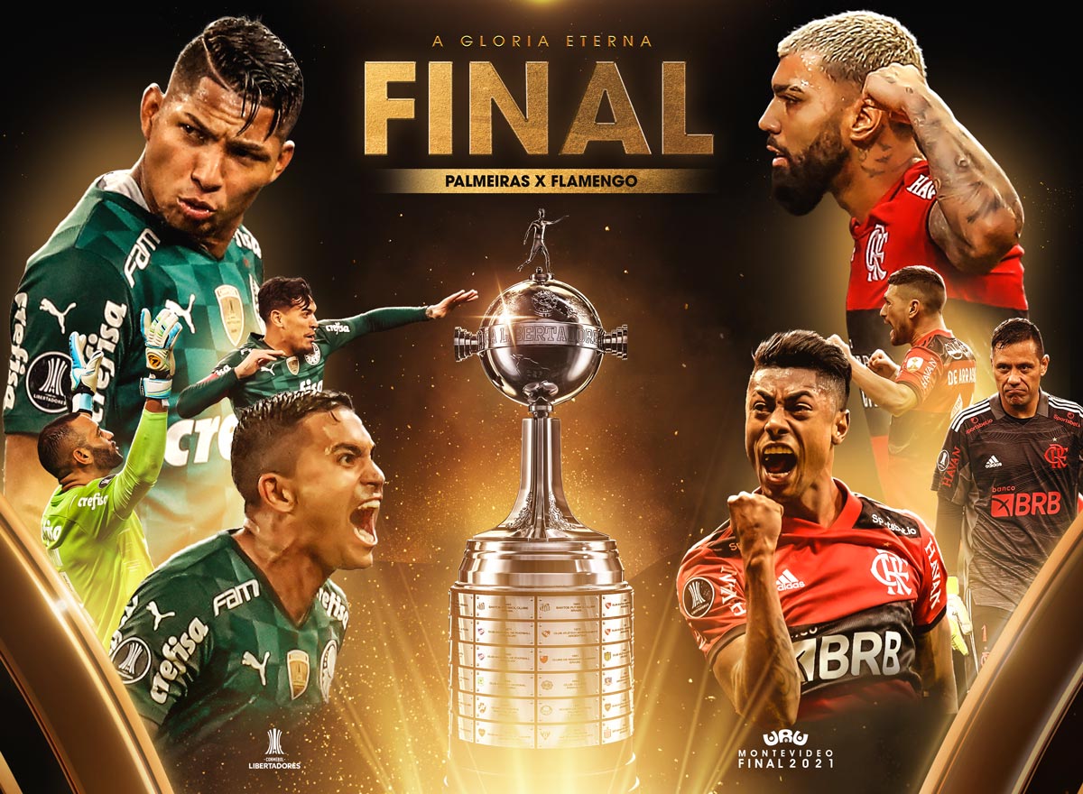 Palmeiras x Flamengo fazem a final da Libertadores no sbado